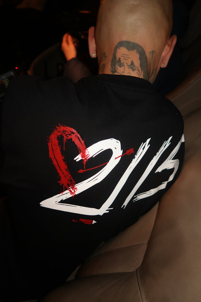 VALENTINE'S DAY 2115 TEE BLACK
