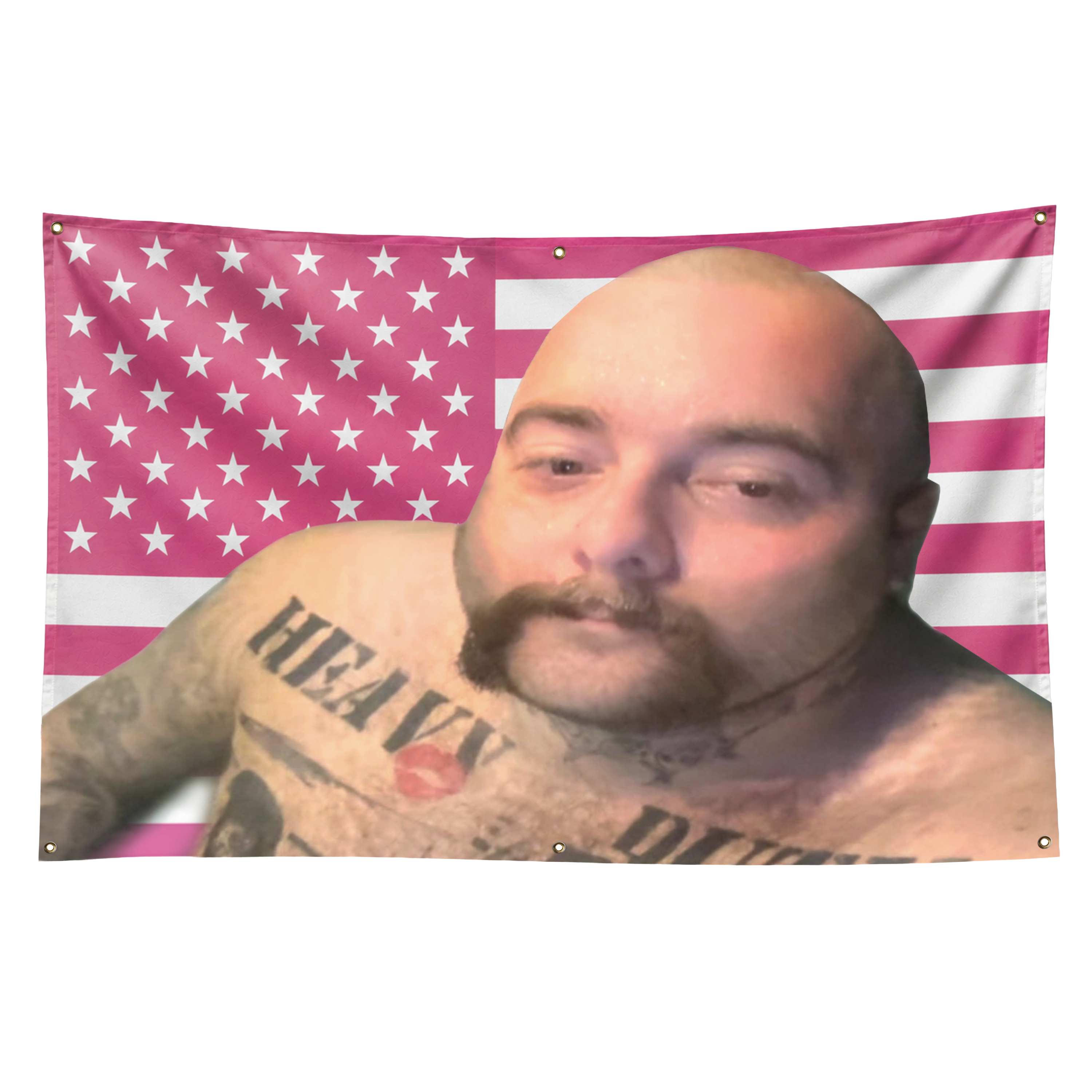 Flaga z gębą Borysa