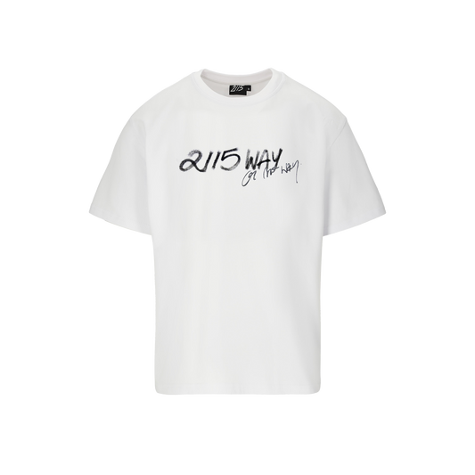 “2115 way or no way” TEE - WHITE