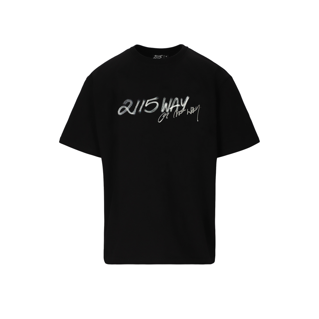 „2115 way or no way” TEE - BLACK